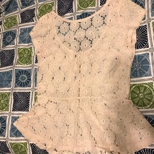 Boho embroidered flower top